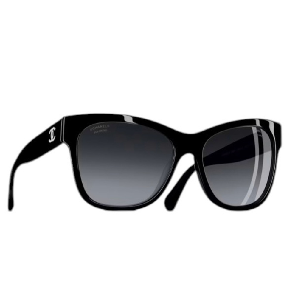 CHANEL Black Sunglasses